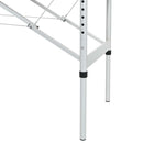 Krém Fehér Összecsukható Masszázságy 4 részes alumínium keret