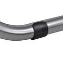 vidaXL 6 db fekete összecsukható műbőr és acél étkezőszék