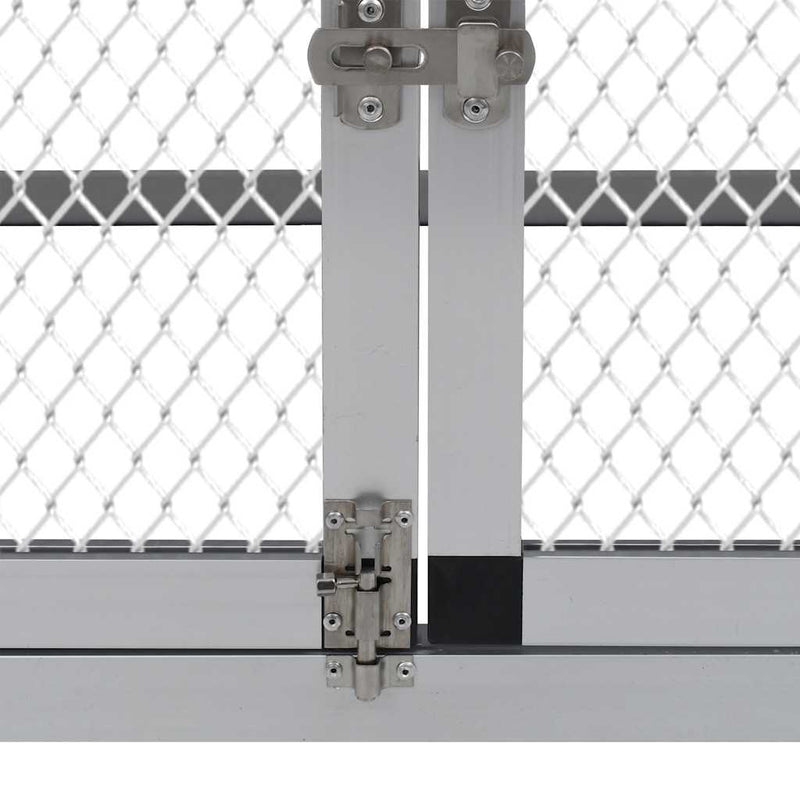 vidaXL alumínium tyúkól kifutóval és tojóládával