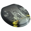 MDF WC-ülőke fedéllel new yorki tervezés