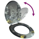 MDF WC-ülőke fedéllel new yorki tervezés