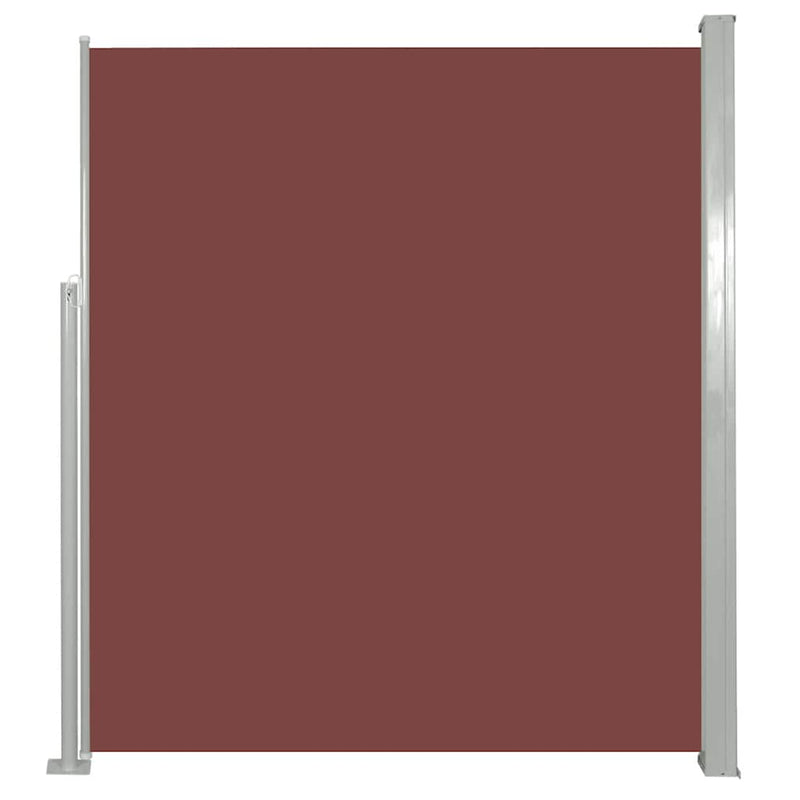 vidaXL veranda behúzható válaszfal 160 x 300 cm barna