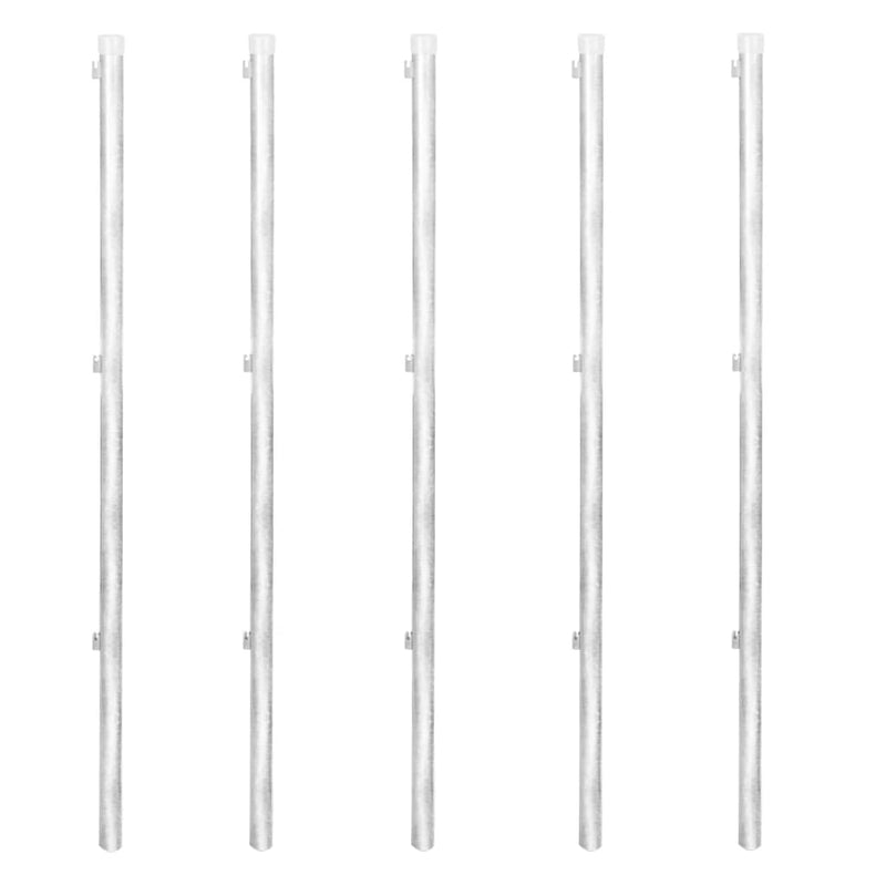vidaXL horganyzott acél drótkerítés horgony tüskékkel 15 x 0,8 m