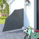 vidaXL szürke összecsukható erkély oldalárnyékoló 140 x 140 cm