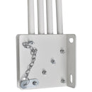 vidaXL krémszínű összecsukható erkély oldalárnyékoló 160 x 240 cm