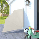 vidaXL krémszínű összecsukható erkély oldalárnyékoló 140 x 140 cm