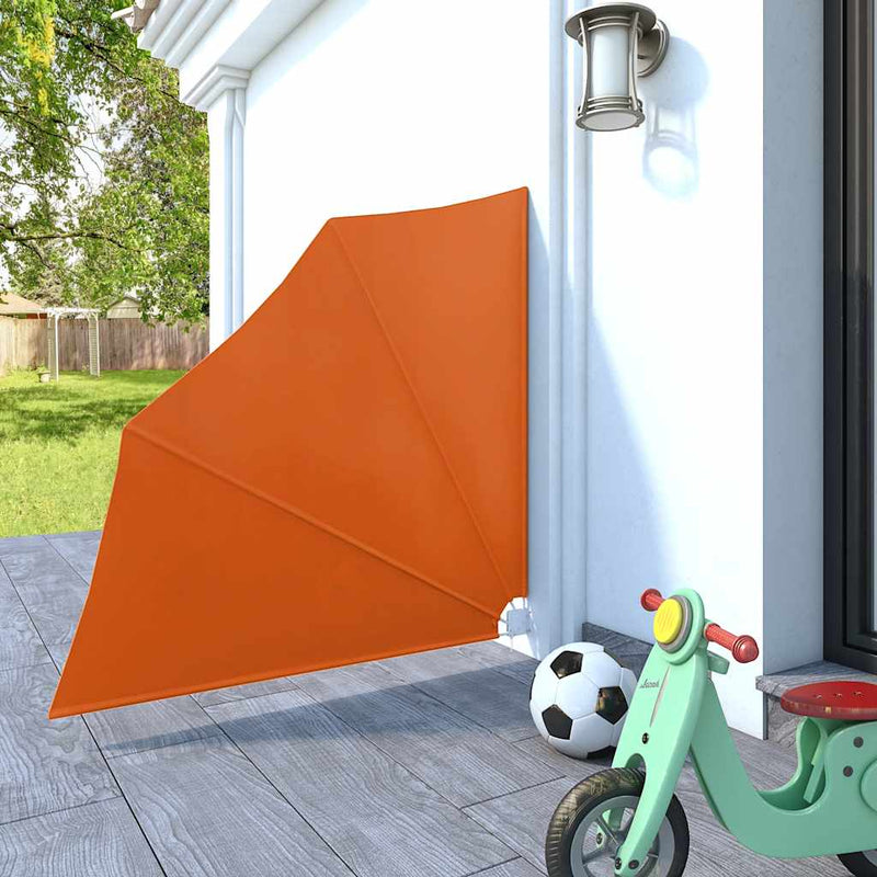 vidaXL terrakotta összecsukható erkély oldalárnyékoló 140 x 140 cm