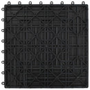 vidaXL Faszegély járólap 11 pcs Szürke 30 x 30 cm WPC