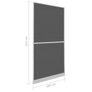 vidaXL Akkorát Papírból Insect Szűrő Fehér és fekete 100 x 215 cm