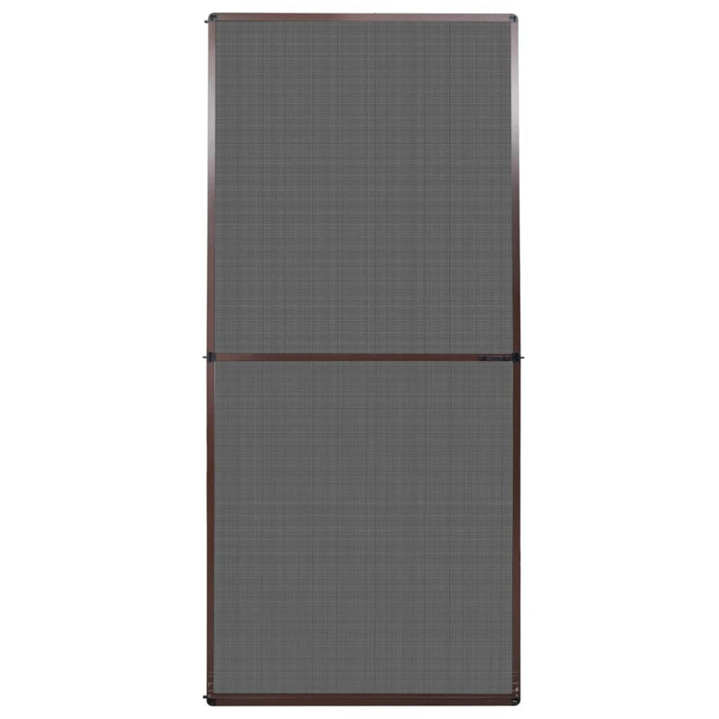 vidaXL barna zsanéros ajtó szúnyogháló 100 x 215 cm