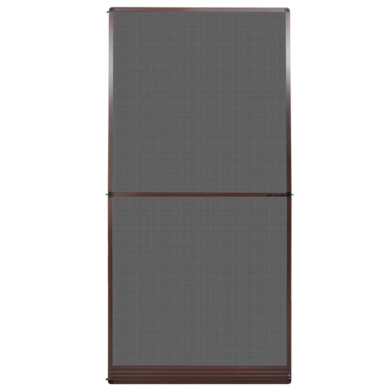 vidaXL barna zsanéros ajtó szúnyogháló 120 x 240 cm