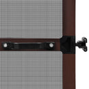 vidaXL barna zsanéros ajtó szúnyogháló 120 x 240 cm