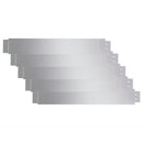 Horganyzott acél ágyásszegély 5 db-os szett 100 x 14 cm