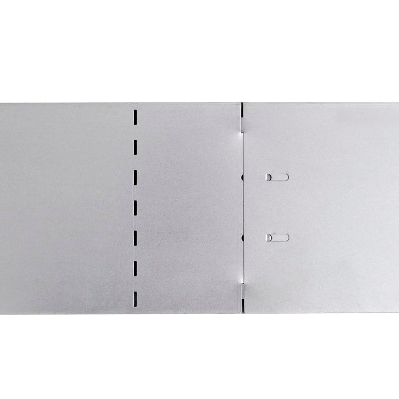 Horganyzott acél ágyásszegély 5 db-os szett 100 x 14 cm