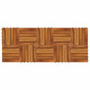 vidaXL Faszegély járólap 10 pcs Barna 30 x 30 cm Akácfa