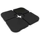 Hordozható homokkal/vízzel tölthető napernyőtalp 60 L