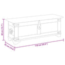 vidaXL nyers mangófa tárolóláda