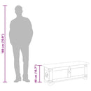 vidaXL nyers mangófa tárolóláda