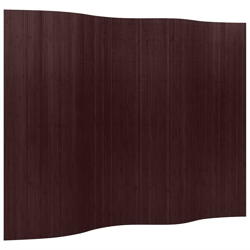 vidaXL sötétbarna bambusz paraván 250 x 165 cm