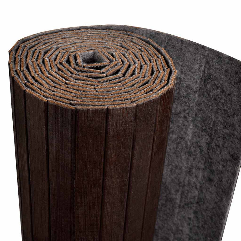 vidaXL sötétbarna bambusz paraván 250 x 165 cm