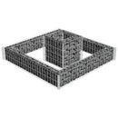 vidaXL horganyzott acél gabion virágtartó 120 x 120 x 20 cm