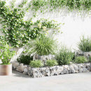 vidaXL horganyzott acél gabion virágtartó 120 x 120 x 20 cm