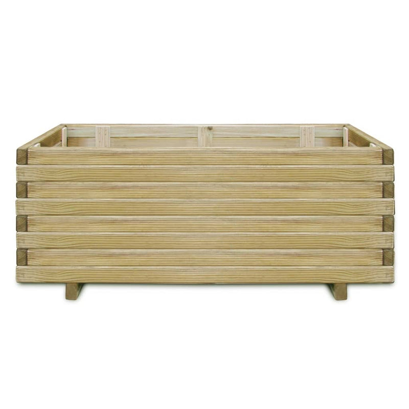 vidaXL téglalap alakú fa magaságyás 100 x 50 x 40 cm
