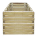 vidaXL téglalap alakú fa magaságyás 100 x 50 x 40 cm