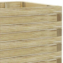 vidaXL téglalap alakú fa magaságyás 100 x 50 x 40 cm