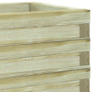 vidaXL téglalap alakú fa magaságyás 120 x 40 x 30 cm