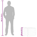 vidaXL négyszögletes fa magaságyás 50 x 50 x 40 cm