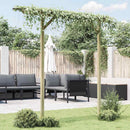 vidaXL fa kerti pergola 205 x 40 x 203 cm
