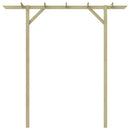 vidaXL fa kerti pergola 205 x 40 x 203 cm