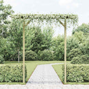 vidaXL fa kerti pergola 205 x 40 x 203 cm
