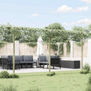 vidaXL fa kerti pergola 410 x 40 x 203 cm