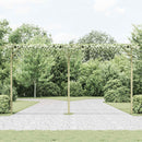vidaXL fa kerti pergola 410 x 40 x 203 cm
