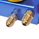 4-utas manométer készlet szerszámkészletben