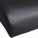 vidaXL fekete műbőr állítható kanapéágy két párnával