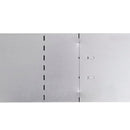 20 db hajlékony horganyzott acél gyep kerítés szett 100 x 14 cm