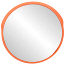 Narancssárga PC műanyag konvex kültéri közlekedési tükör 60 cm