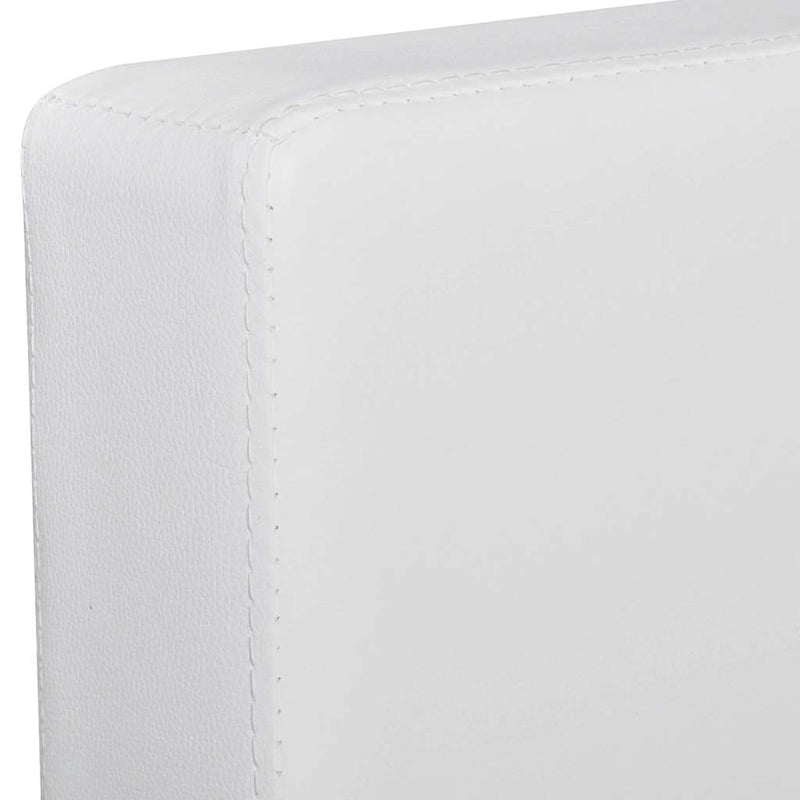 vidaXL 3 személyes fehér műbőr elemes kanapé