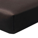 Lapos négyzetes kutyaszőnyeg / kutyafekhely barna M