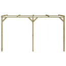 vidaXL fa fali pergola 2 x 4 x 2,2 m
