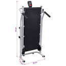 vidaXL fekete összecsukható mini futópad 93 x 36 cm