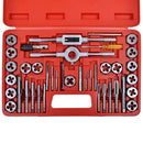 40 db-os menetfúró és menetmetsző készlet