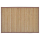 6 db bambusz alátét 30 x 45 cm barna