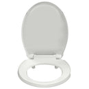 vidaXL fehér ovális WC-ülőke lassan csukódó fedéllel