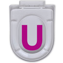 vidaXL fehér négyzetes WC-ülőke lassan csukódó fedéllel