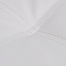 vidaXL fehér műbőr fekvőszék párnával