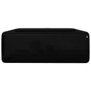 kerámia fürdőszoba mosdómedence csaptelep túlfolyó lyuk négyzet alakú